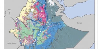 Mapa tlu mapu Etiopije
